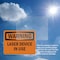 Signmission Radiation & Laser Sign, 5 in H x 7 in W, Vinyl Decal, Rectangle OS-2PACK-WS-D-57-L-12229 - alternate 6